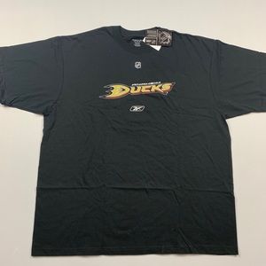 NWT Reebok Anaheim ducks t shirt size adult XL.